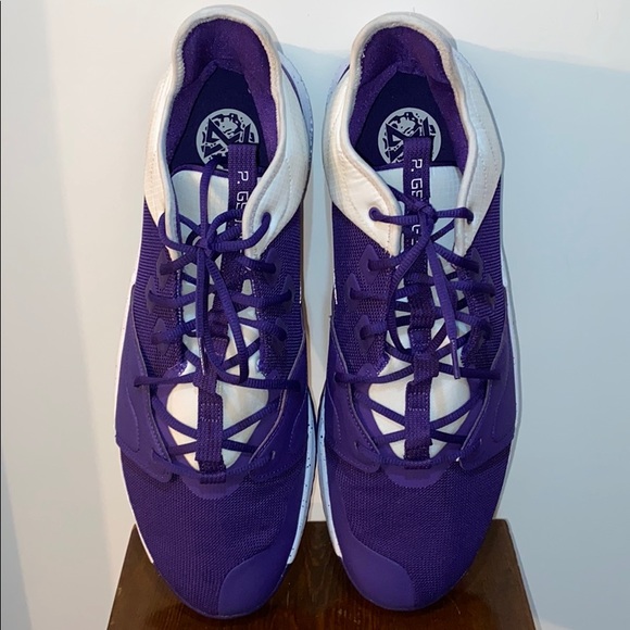 paul george purple shoes